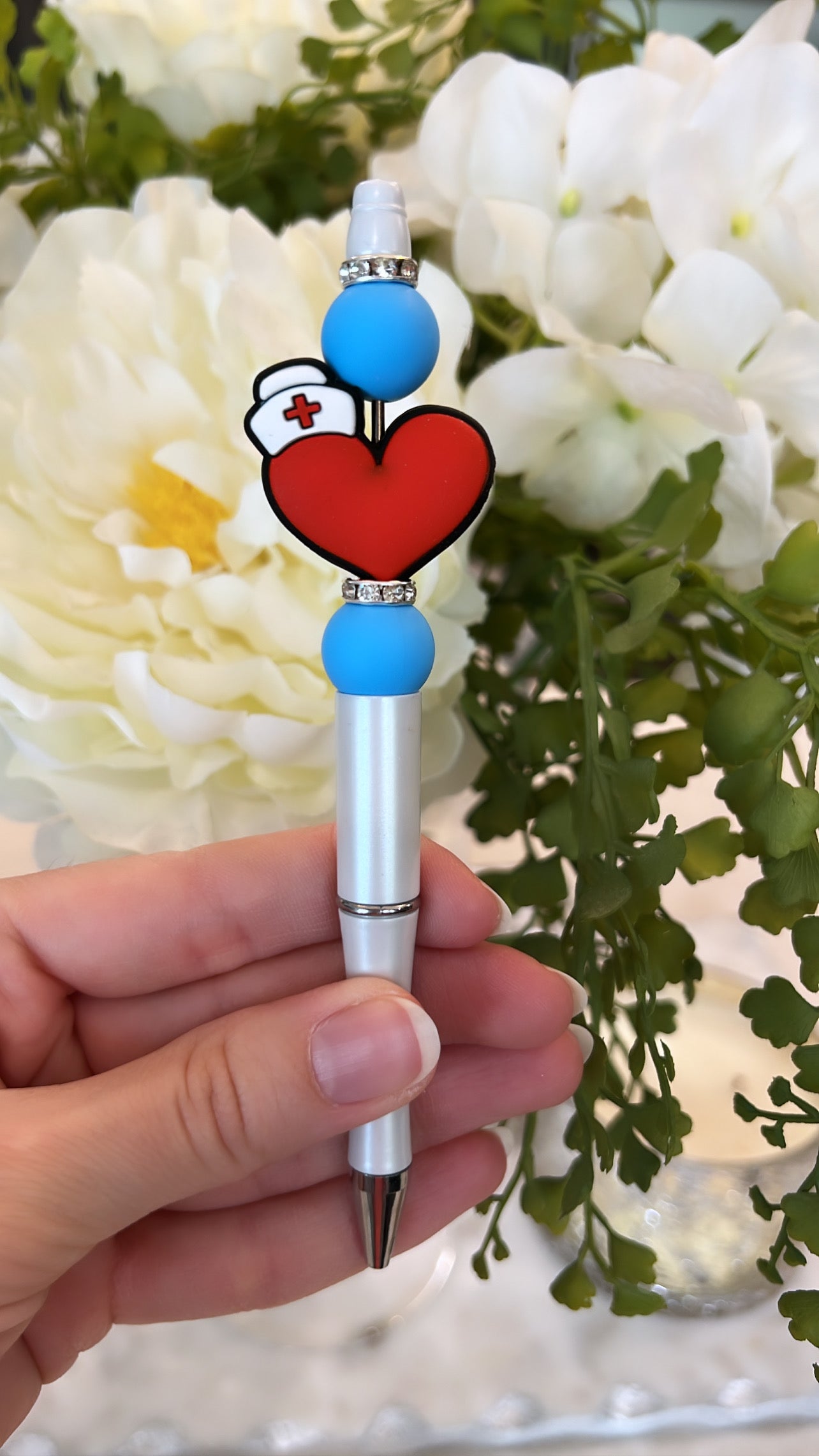 Teacher/Nurse Beaded Pens