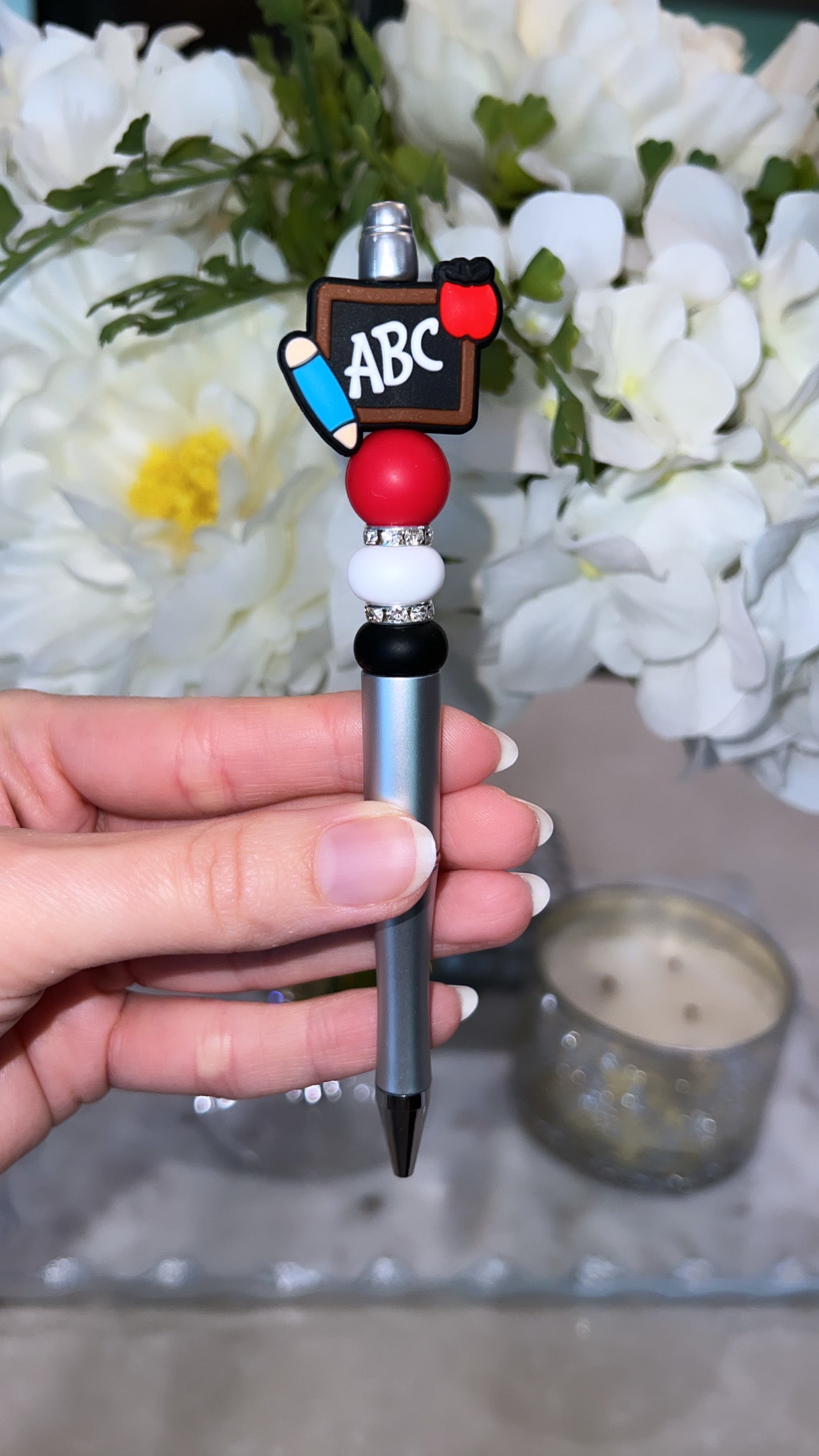 Teacher/Nurse Beaded Pens