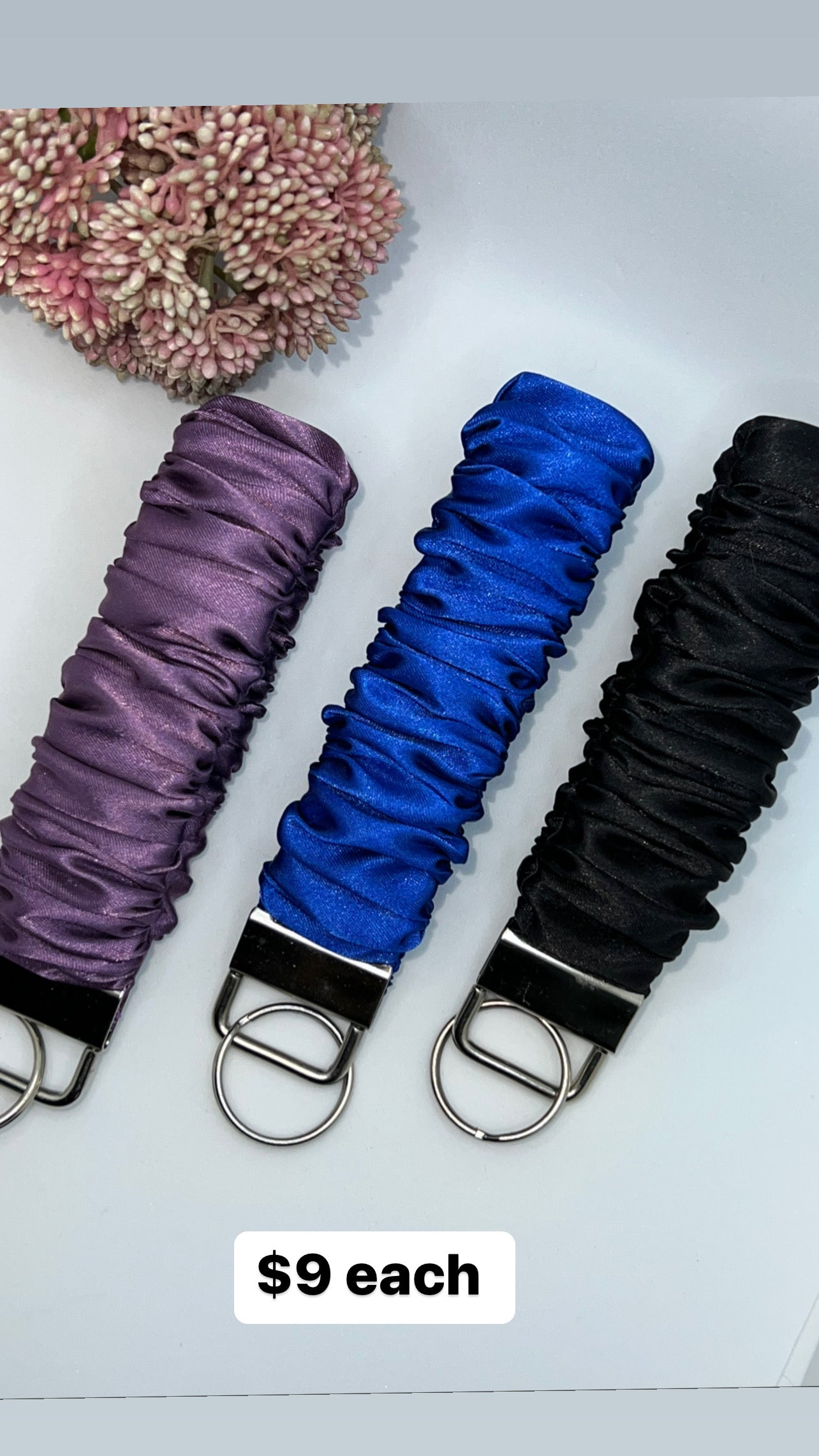 Scrunchie Keychains