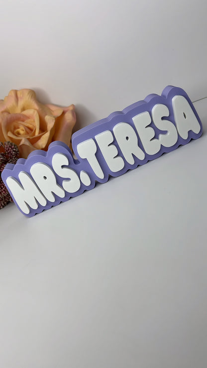 Personalized Name Plates