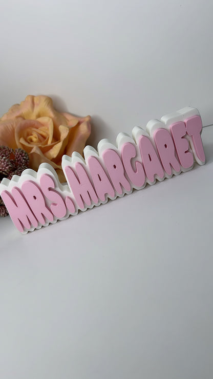 Personalized Name Plates