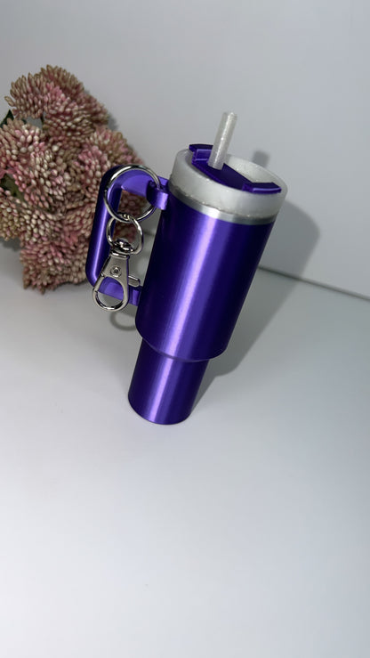 Tumbler keychain Chapstick Holder