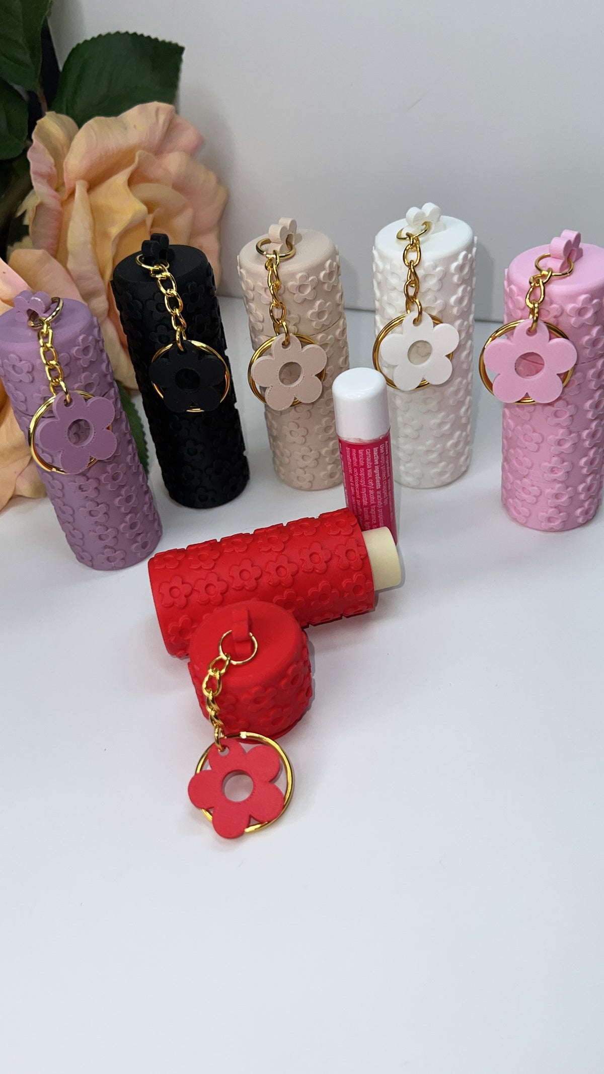 Keychain Chapstick Holders