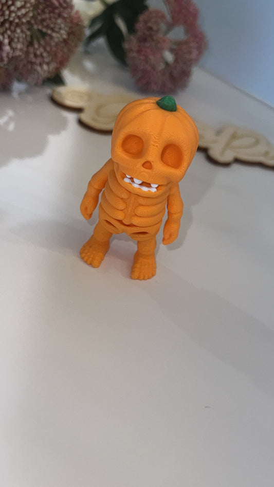 FLEXI SKELETON & PUMPKIN