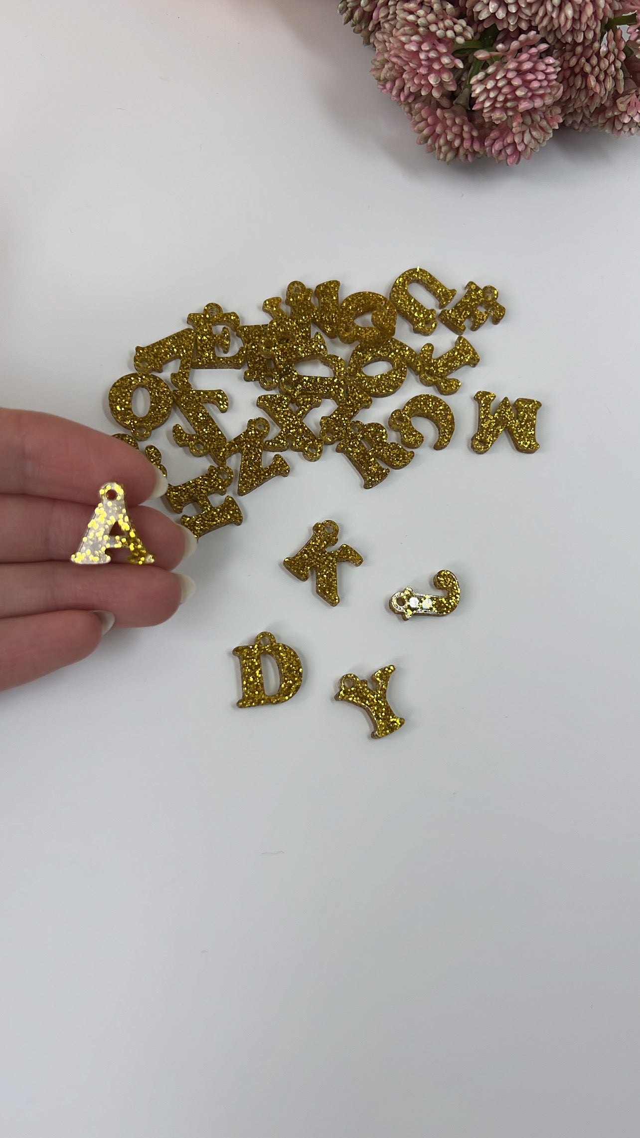 Acrylic Letter Charms