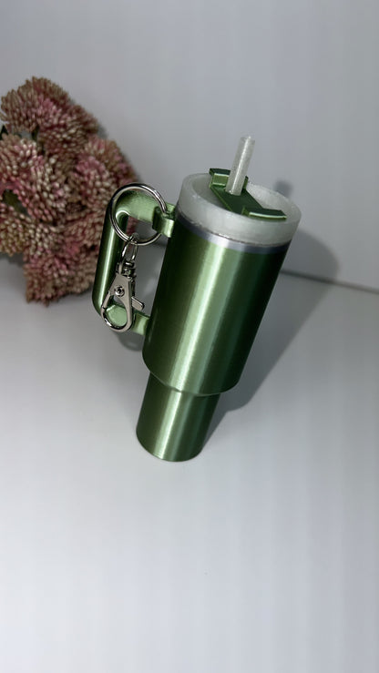 Tumbler keychain Chapstick Holder