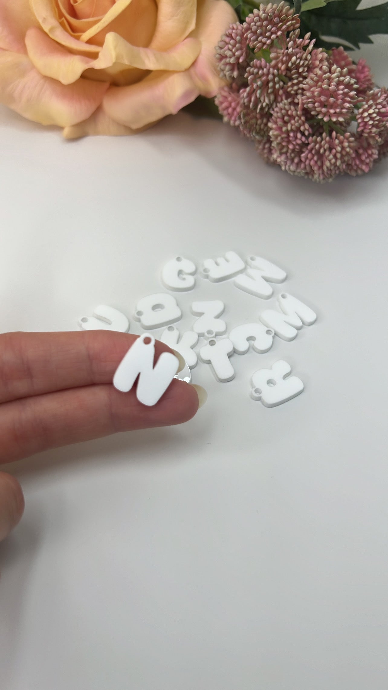 Acrylic Letter Charms