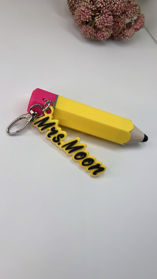 TEACHER, PENCILS & CRAYONS CLICKIES