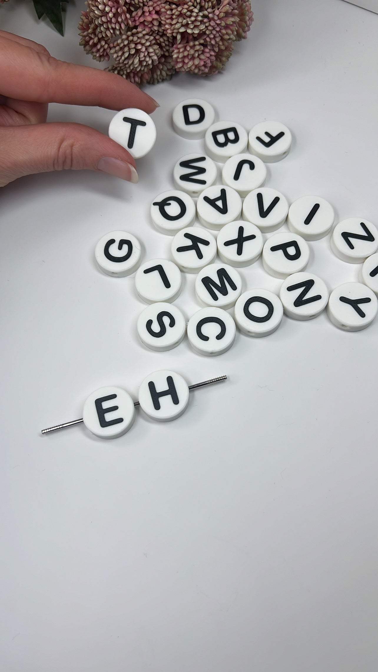 3D Printed (0.5 inch) Friendship Bracelet Letter Beads