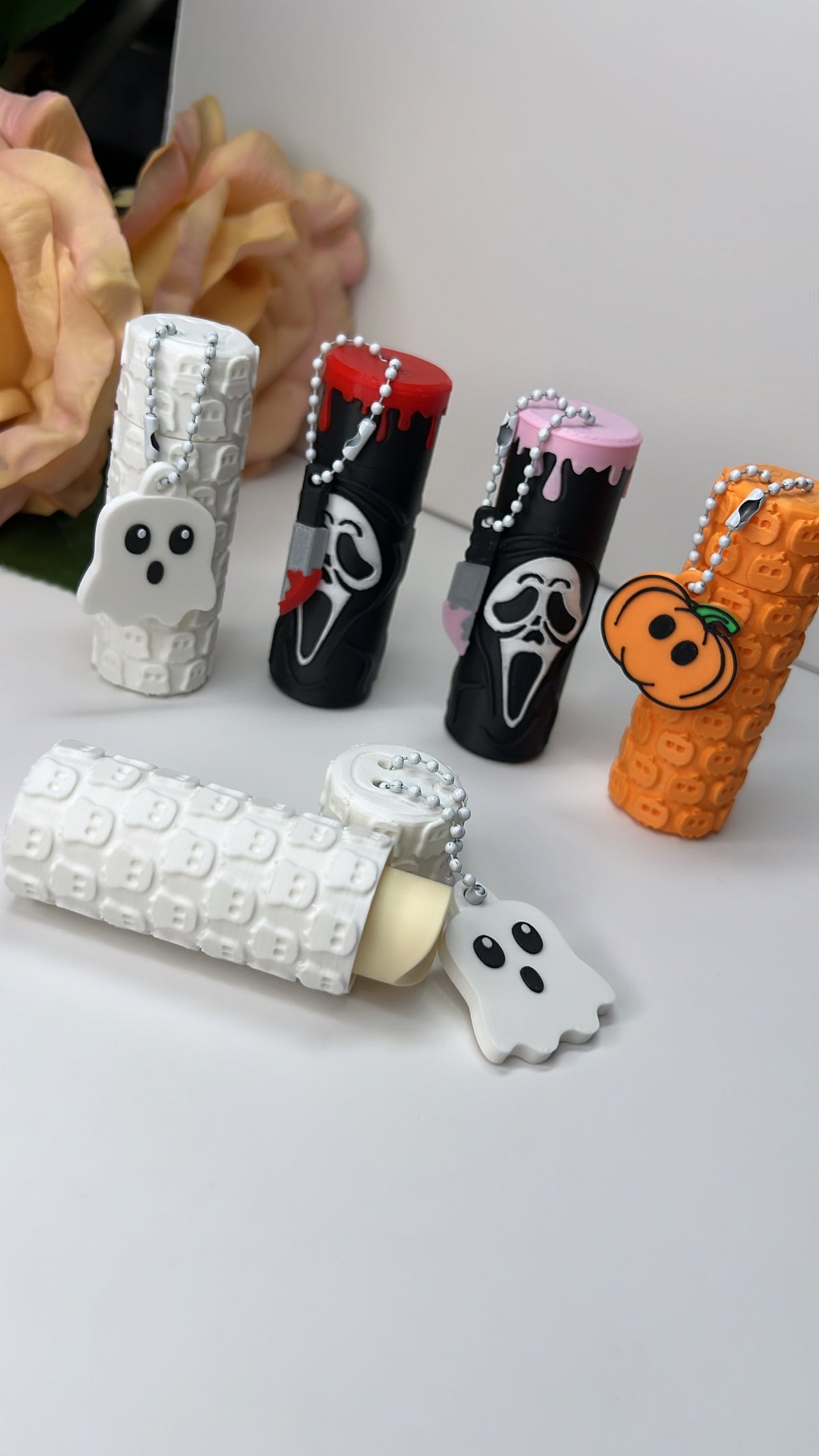 Keychain Chapstick Holders