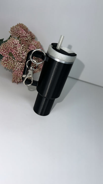 Tumbler keychain Chapstick Holder