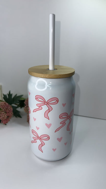 Hot & cold drinks 16 oz glass cups