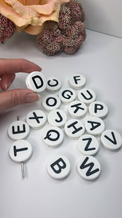 3D Printed (1 inch) Friendship Bracelet Letter Beads