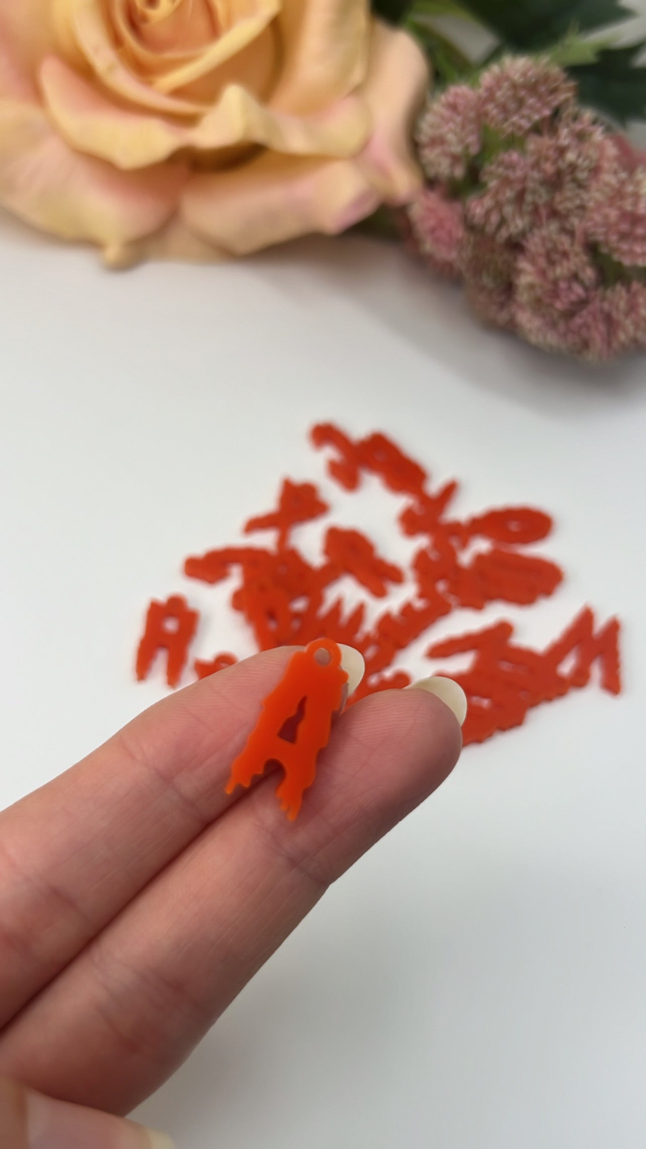 Acrylic Letter Charms