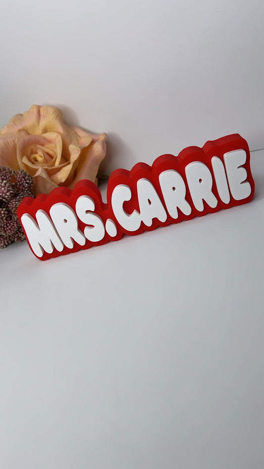 Personalized Name Plates