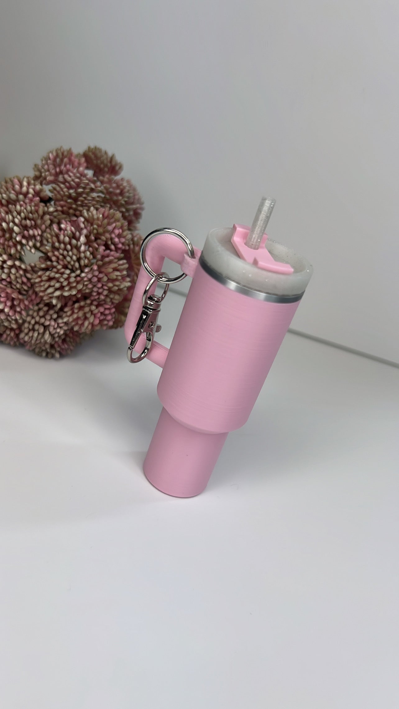 Tumbler keychain Chapstick Holder