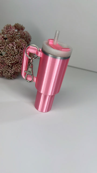 Tumbler keychain Chapstick Holder