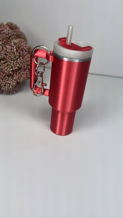 Tumbler keychain Chapstick Holder