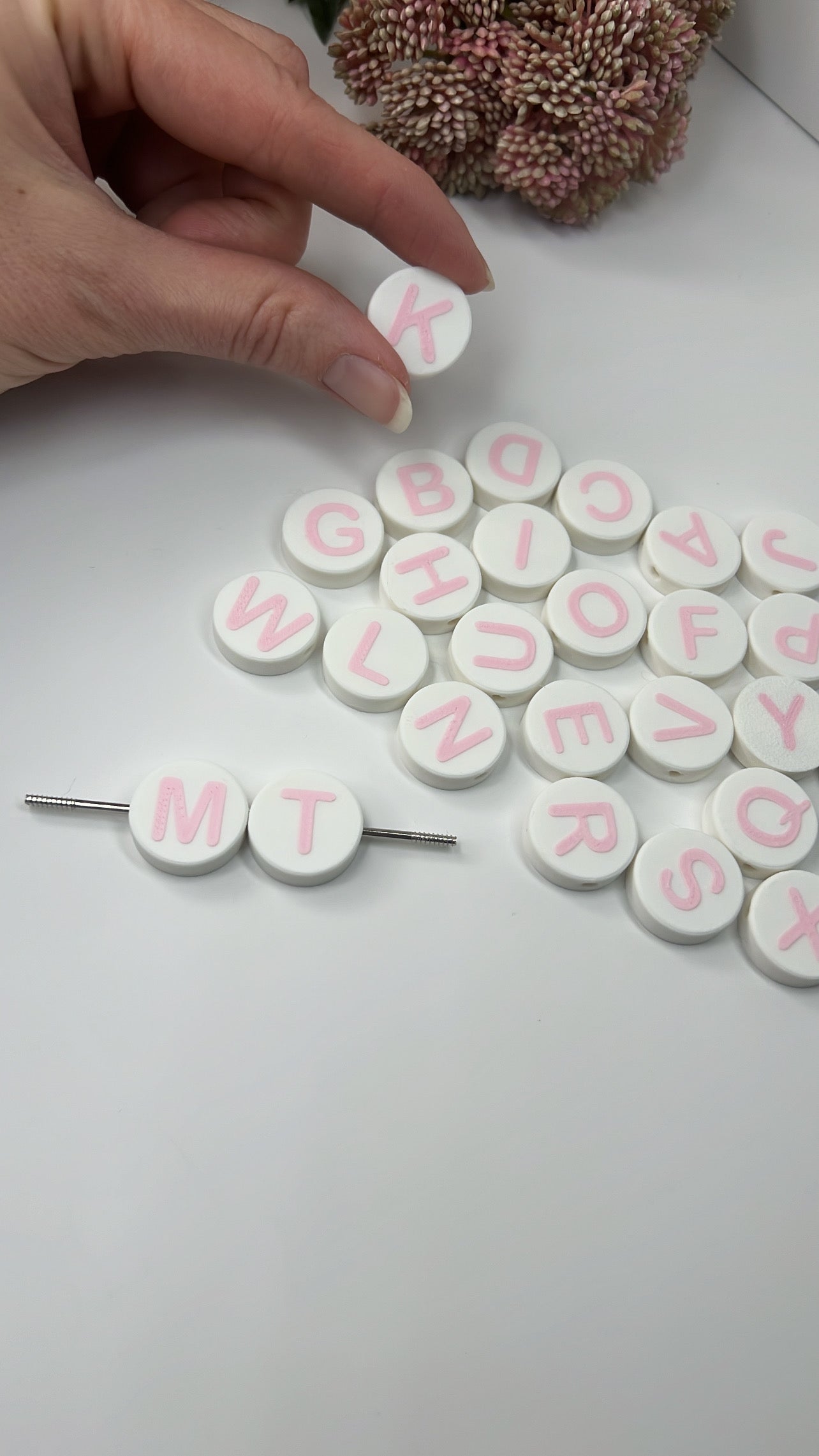 3D Printed (0.5 inch) Friendship Bracelet Letter Beads