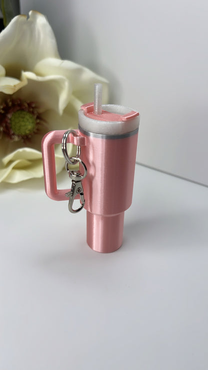 Tumbler keychain Chapstick Holder