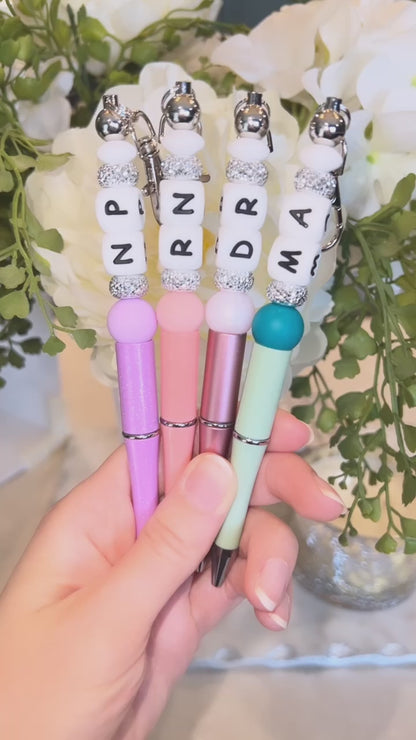 Teacher/Nurse Beaded Pens